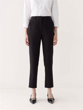 Frank And Oak The Eleanor Pant, Black, Size 12, NWT